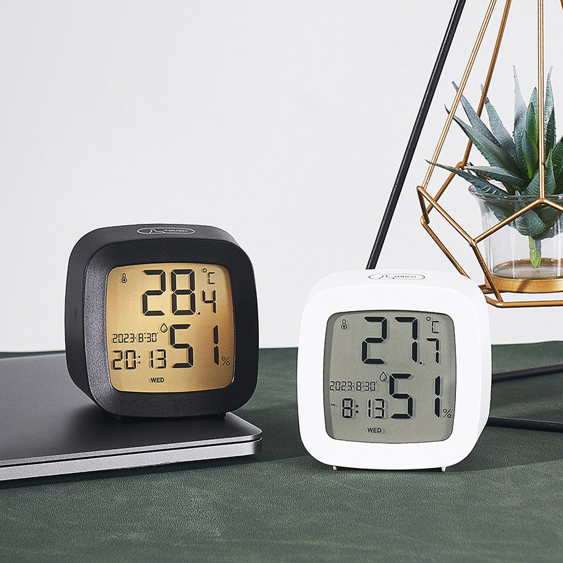 Digital alarm clock with temperature and hygrometer function Bowlift