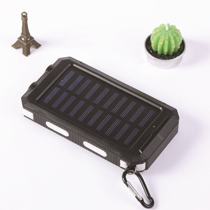 Solar-powered power bank with robust design and integrated fast charging function Bowlift