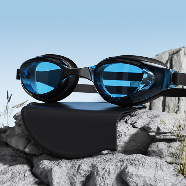 Men's Anti-Fog Precision Swimming Goggles Bowlift