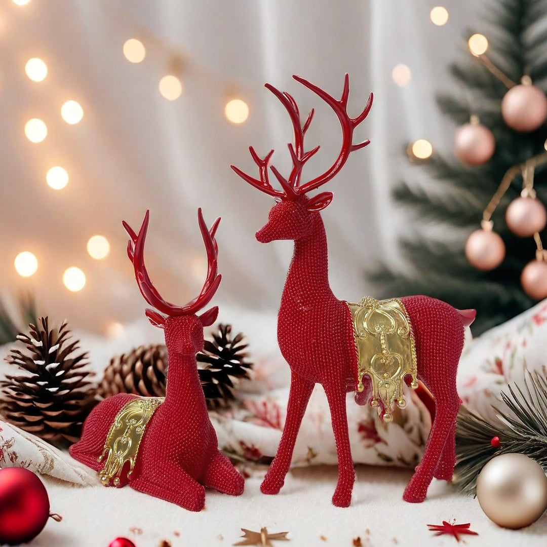 Elegant decorative figure of a majestic red deer Bowlift