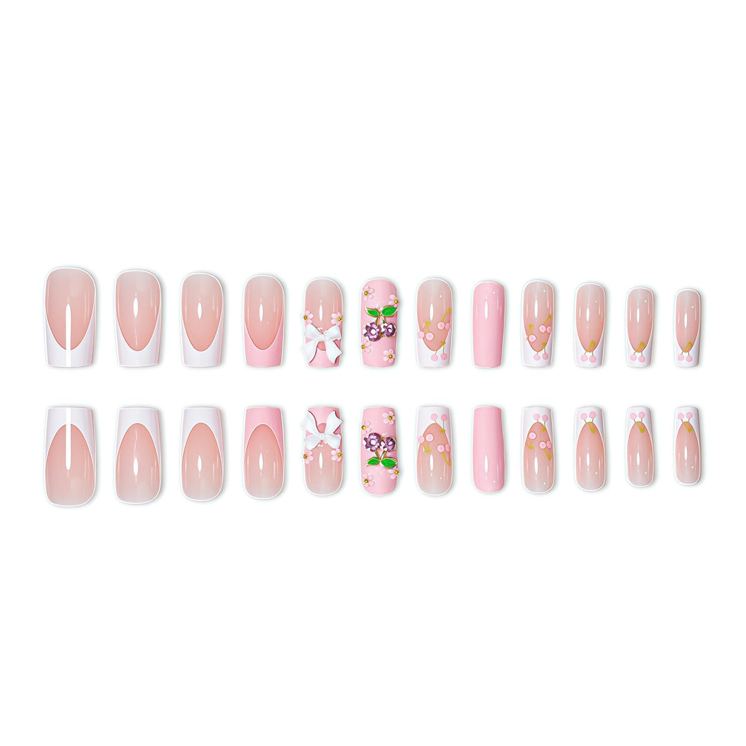 Artistic 3D Floral Nail Art Set Bowlift