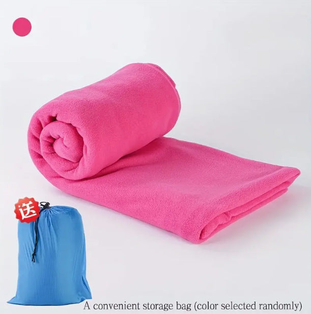 Women Ultra-Soft Travel Blanket with Carry Bag Bowlift