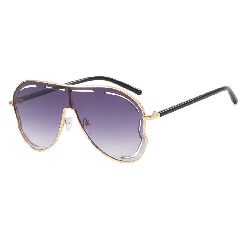 Ladies luxurious pilot sunglasses with modern frame Bowlift
