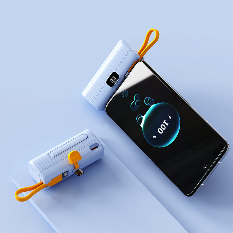 Powerful power bank with digital display and innovative design Bowlift