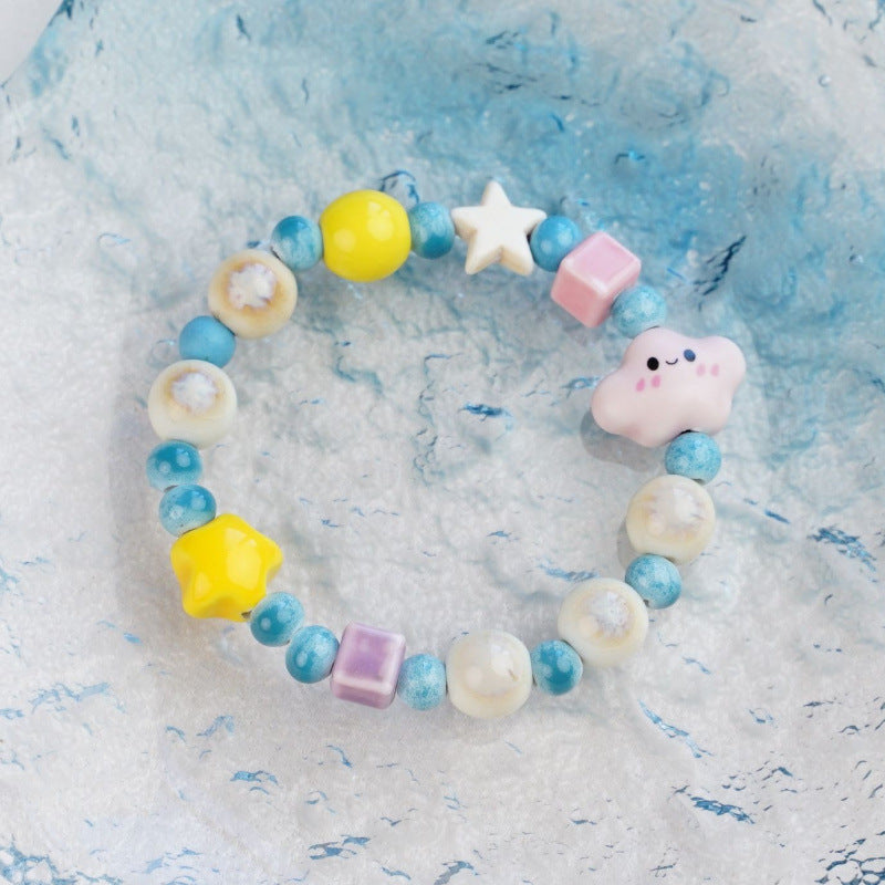 Heart-Shaped Beaded Bracelet Bowlift