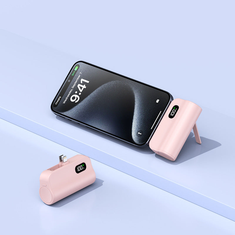 Compact Dual Charge Power Bank with Digital Display Bowlift