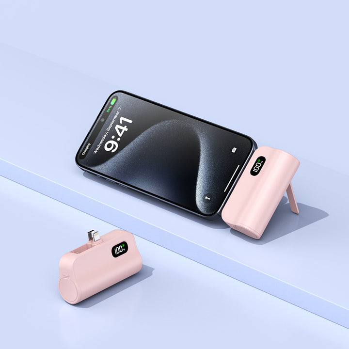 Compact Dual Charge Power Bank with Digital Display Bowlift