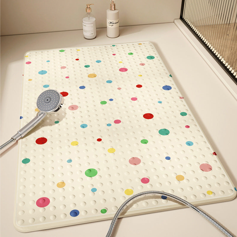 Anti-Slip Shower Mat with Colorful Dots