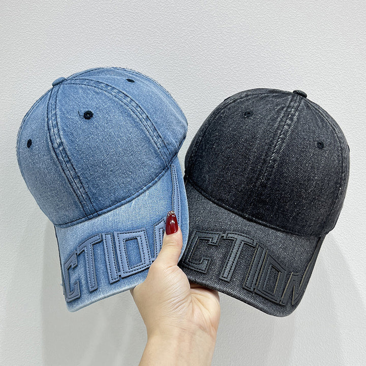 Unisex Stylish Denim Baseball Cap Bowlift