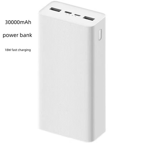 High-capacity USB-C portable power bank with dual USB-A fast-charge ports and LED indicators Bowlift
