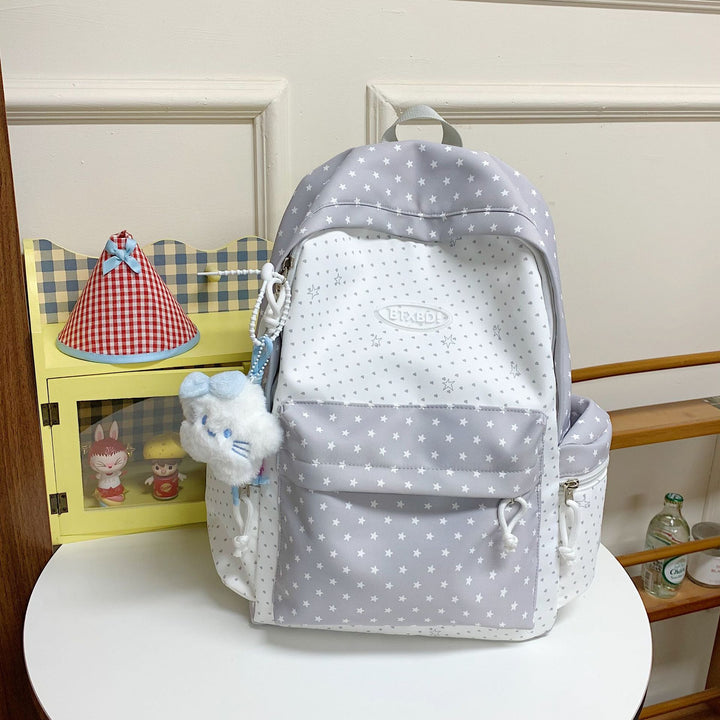 Star-Printed Children's Backpack Bowlift