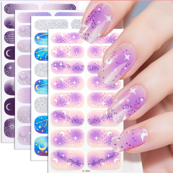 Starry Ombre Nail Wraps