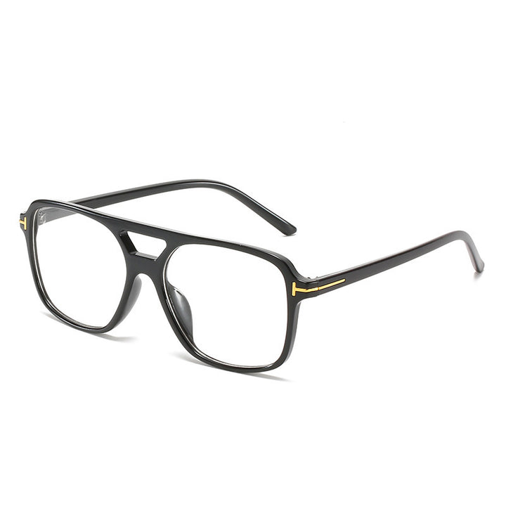Square Frame Sunglasses with Unique Lens Cut Bowlift