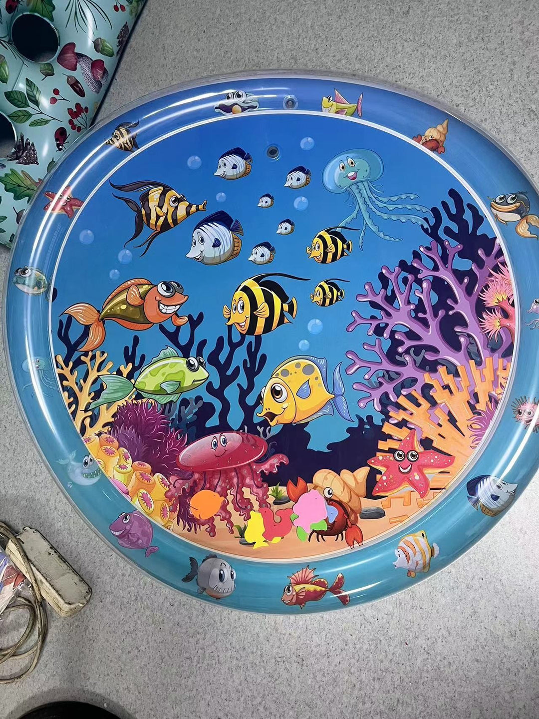 Women's Inflatable Play Mat with Maritime Design Bowlift