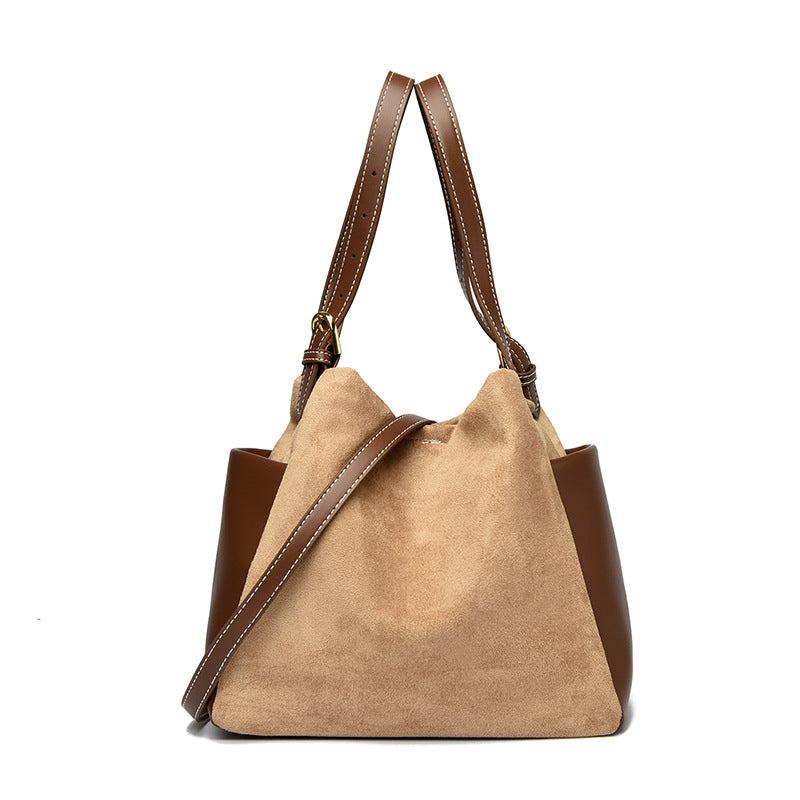 Suede Bucket Handbag Bowlift