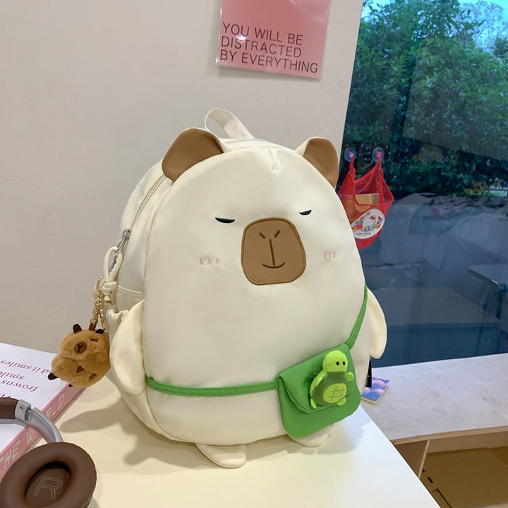 Backpack with Unique Animal Design and Many Compartments Bowlift