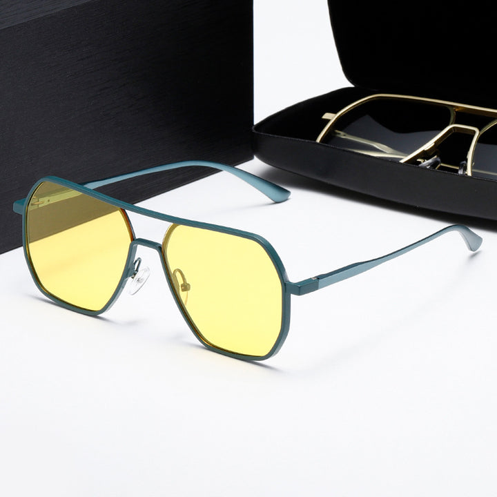 Women's innovative fashionable sunglasses with rectangular frame Bowlift