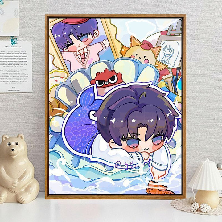 Cartoon-Themed Decorative Wall Art Bowlift