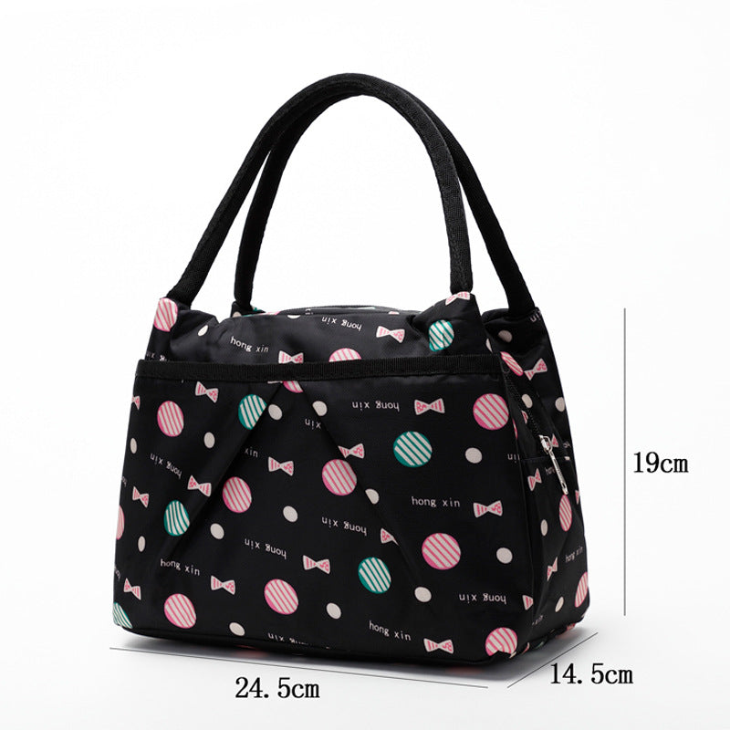 Floral Insulated Lunch Cooler Bag Bowlift
