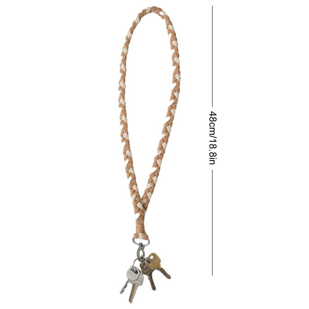 Braided Macrame Keychain Loop Bowlift