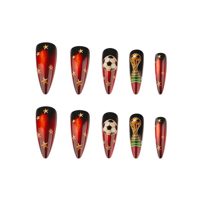Football Inspired Nail Art Bowlift
