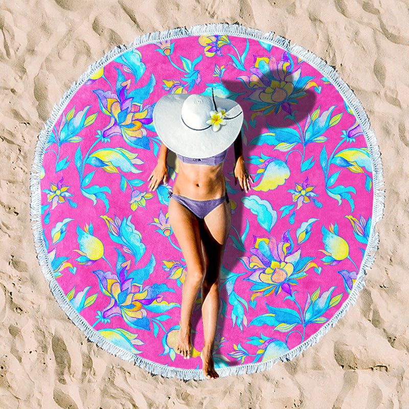 Rundstrand towel with unique sunset design Bowlift