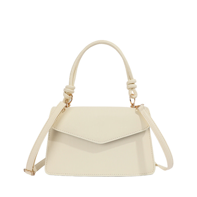WoRibbed Texture Structured Handbag Bowlift