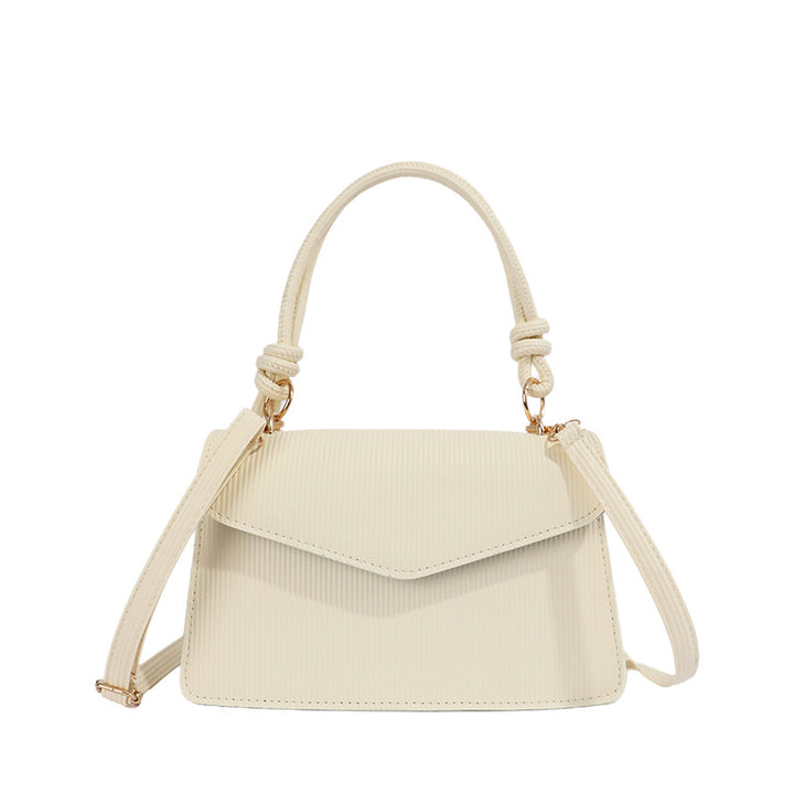 WoRibbed Texture Structured Handbag Bowlift