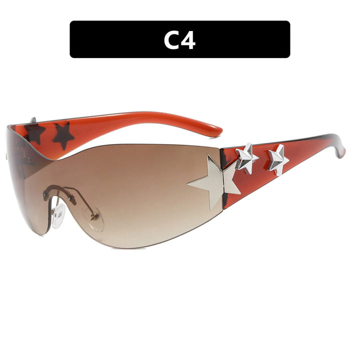 Women's trendy sunglasses with unique star design Bowlift