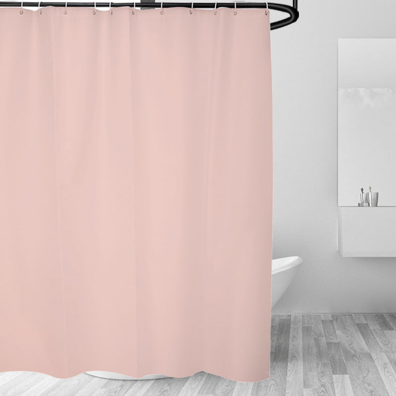 Translucent Shower Privacy Curtain Bowlift