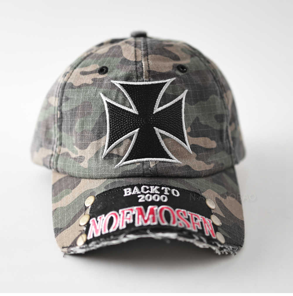 Men's Distressed Vintage Graphic Cap Bowlift
