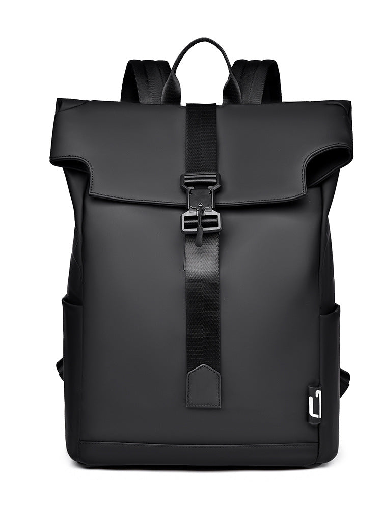 Modern Waterproof Roll-Top Backpack Bowlift