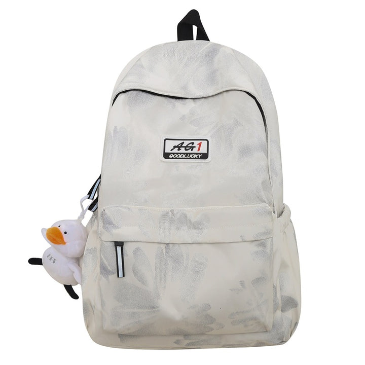 Playful Floral Print Backpack
