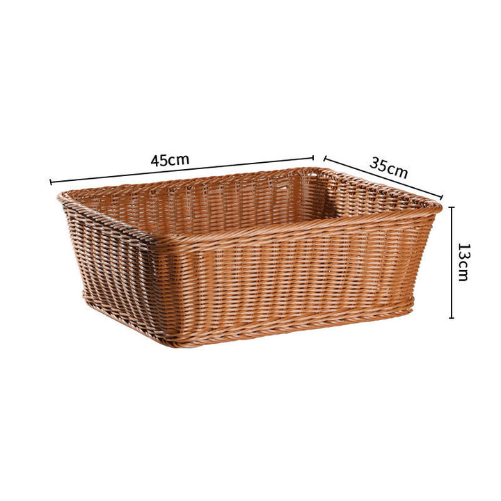 Large Rectangular Woven Storage Tray Bowlift
