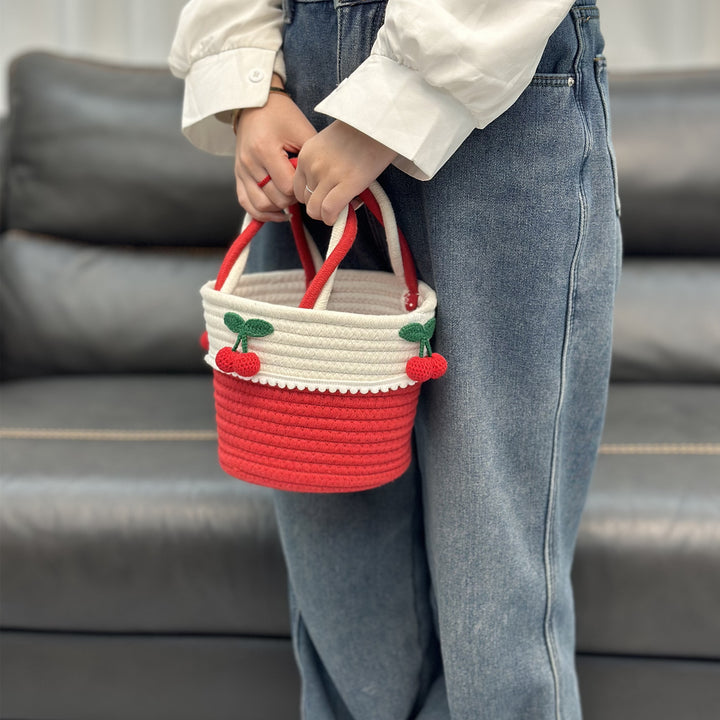 Handmade basket bag Bowlift