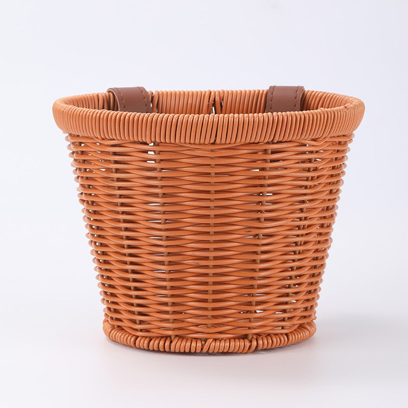 Ladies stylish basket made of woven material Bowlift