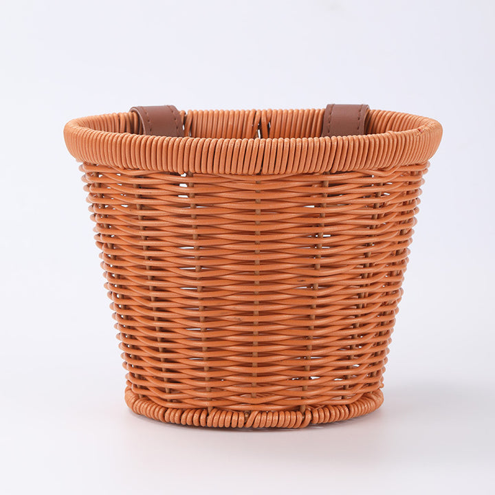 Ladies stylish basket made of woven material Bowlift