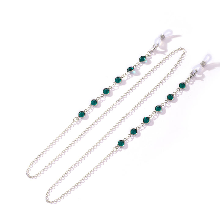 Stylish Crystal Chain Eyewear Holder Bowlift
