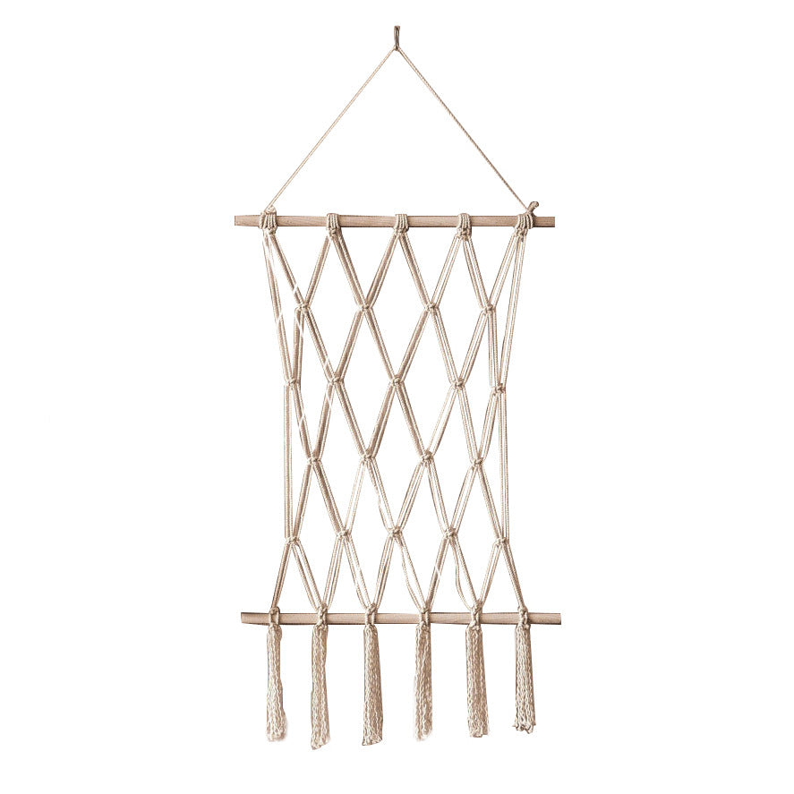 Elegant Macrame Wall Tapestry with Artistic Design