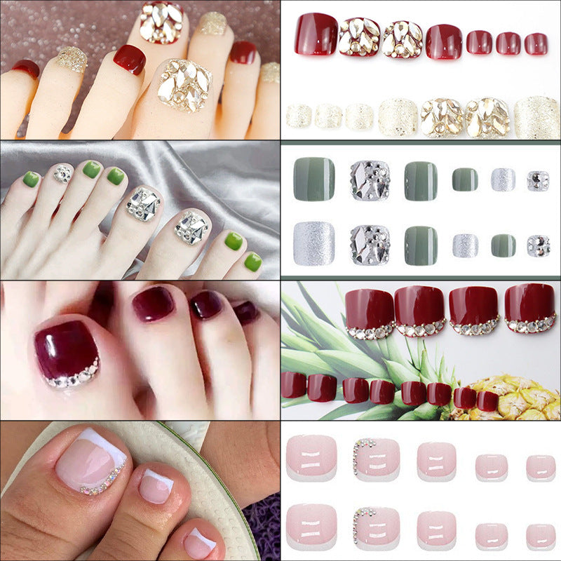 Premium Decorative Press-On Nail Set Bowlift