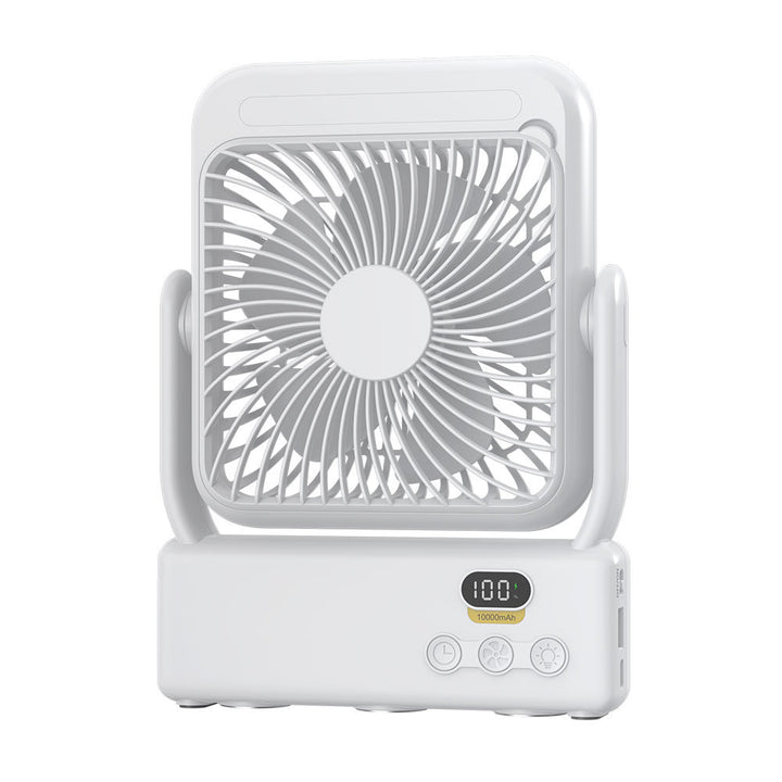 Unisex Rechargeable Dual-Function Cooling and USB Power Fan Bowlift