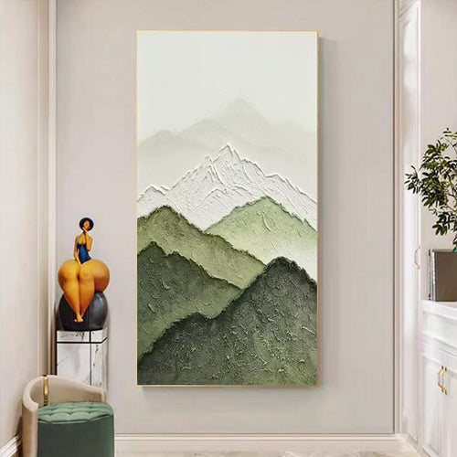 Elegant Mountain Landscape Canvas Artwork