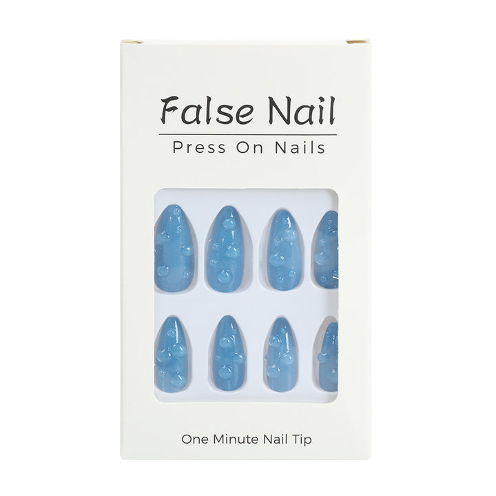 Artificial nails in stylish drip design Bowlift