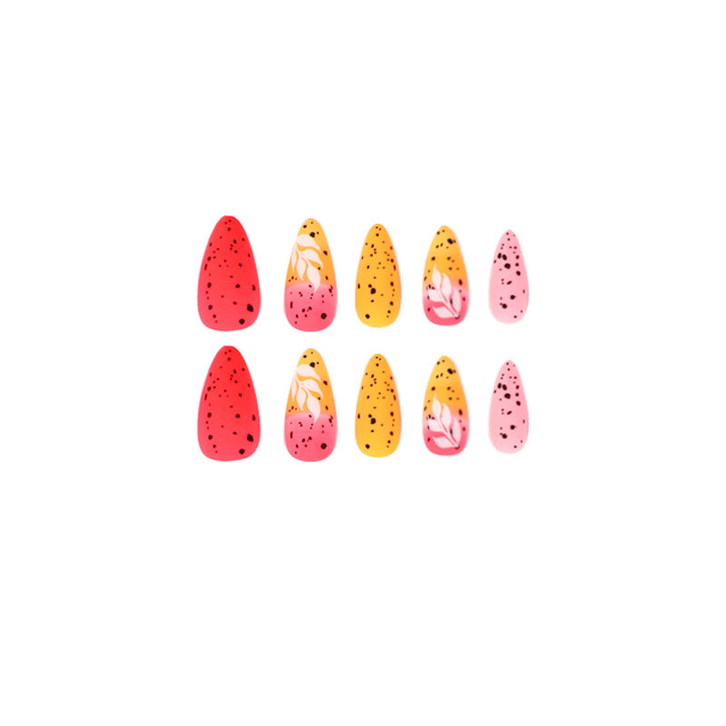 Artificial nail art with floral ombre design Bowlift