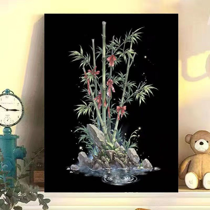 Wisteria Floral Canvas Art Bowlift