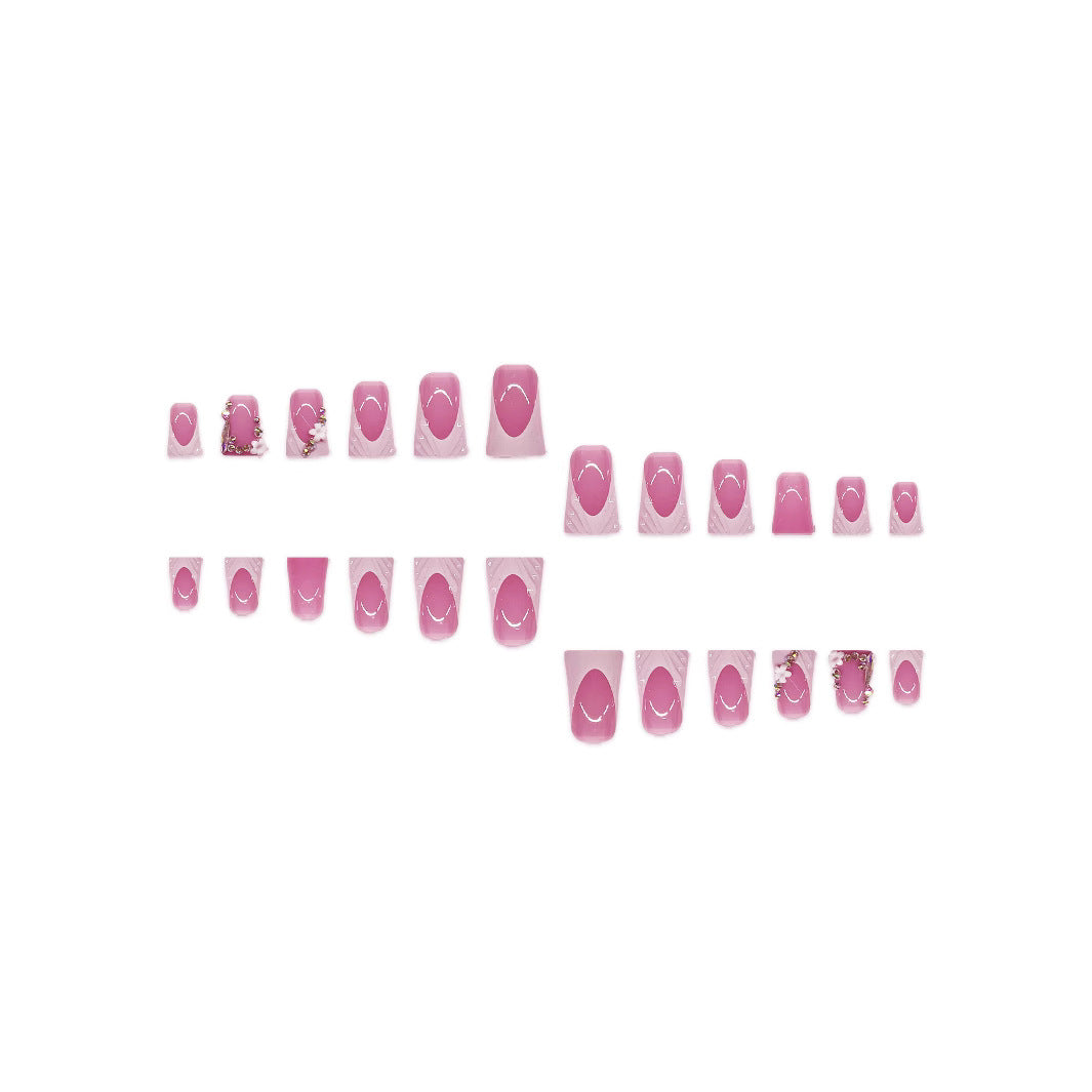 Elegant Decorative Press-On Nails Bowlift