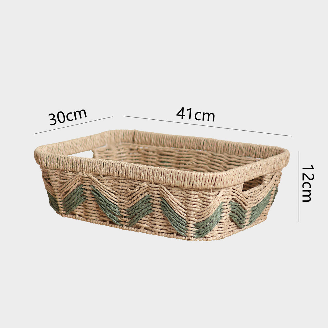 Handmade storage basket with decorative pattern Bowlift