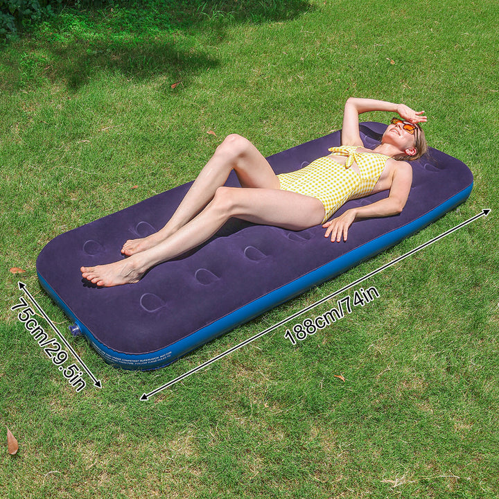 Women's Comfortable Inflatable Lounge with Soft Surface Material Bowlift