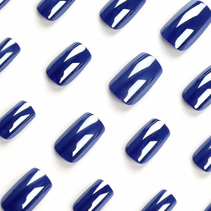 Glossy artificial nails with elegant manicure Bowlift
