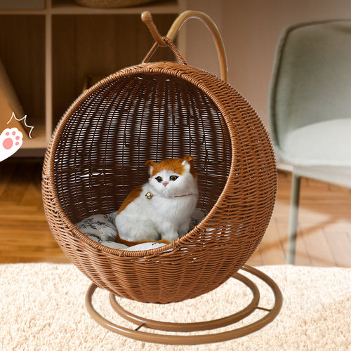 Hanging Wicker Swing Chair Bowlift